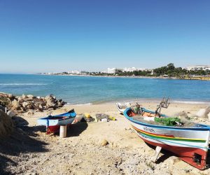 La vue sur le golfe de Tunis est magnifique. Photo Aude Ferbos